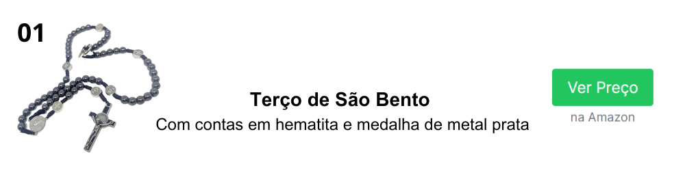 Preparamos uma seleção com os melhores terços católicos do mercado, com diferentes estilos e cores.